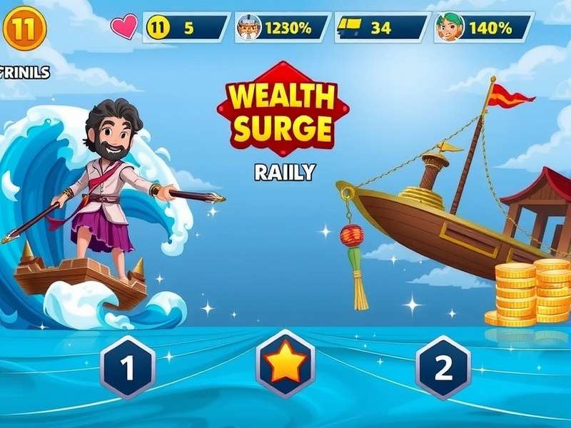 Wealth Wave Surge Main Game Interface Wealth Wave Surge Gameplay Screenshot